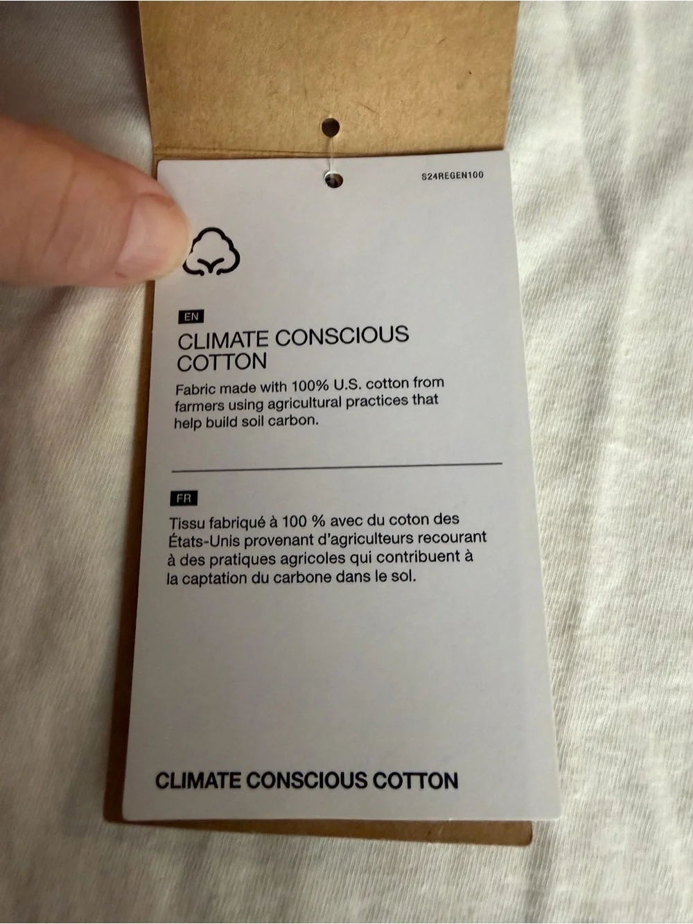 The North Face Cream Short Sleeve Logo Tee